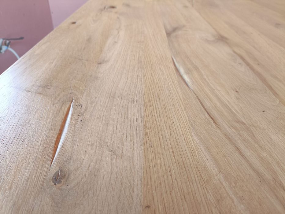 Трапезна маса от масив бял дъб