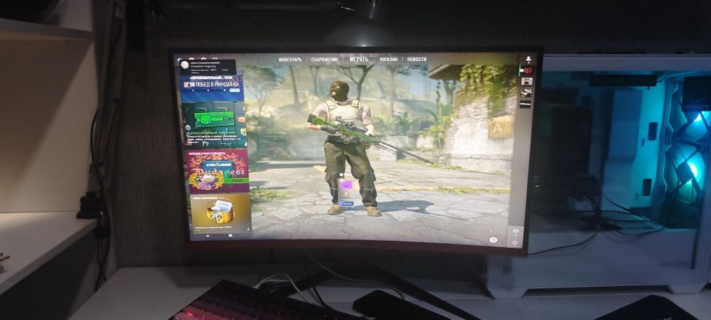 Красный Sanc Монитор 165герц 27 дюймов без кранштейна