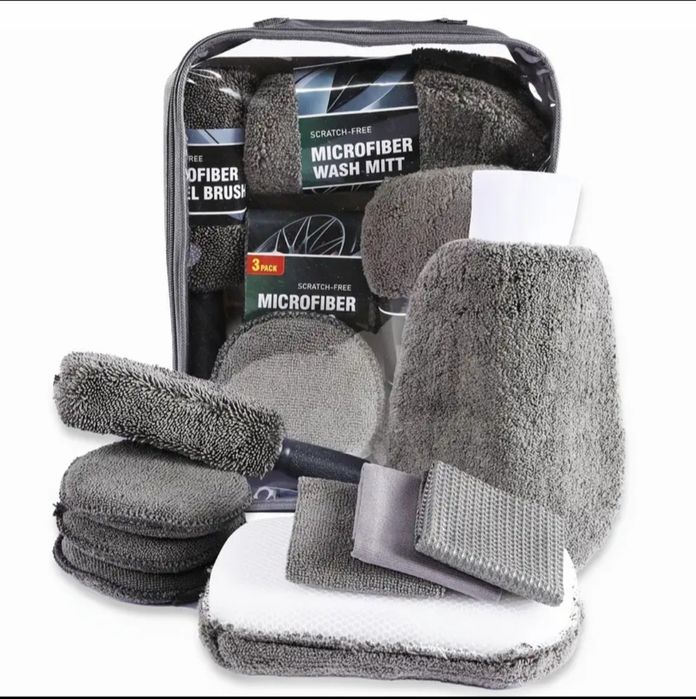 Набор инструментов для чистки автомобиля из 9 предметов