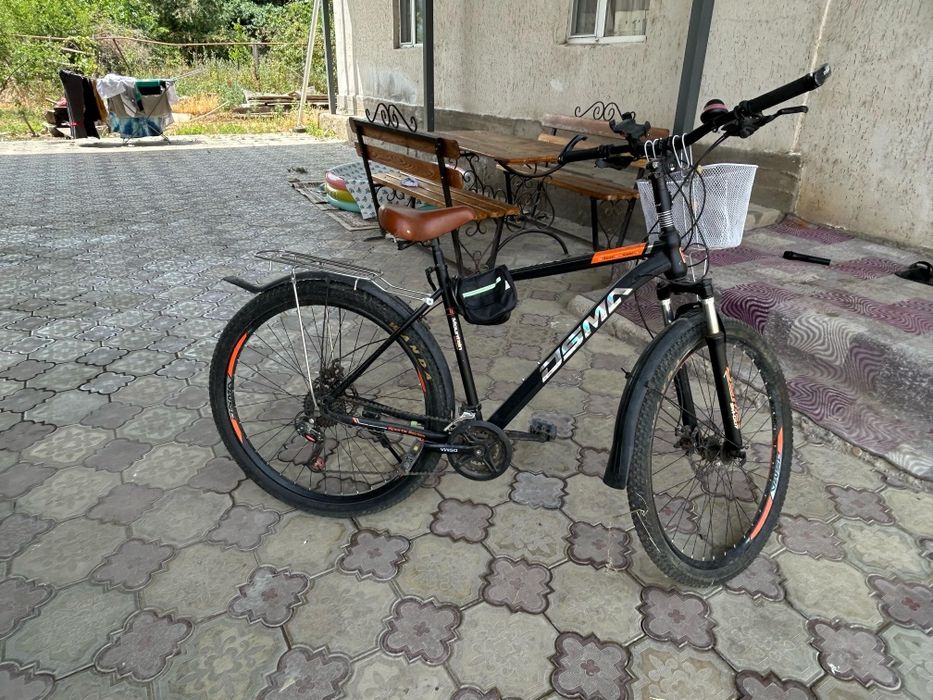 Велосипед чёрный б/у