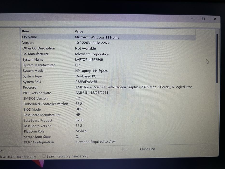 Laptop HP 14s-fq0002nn