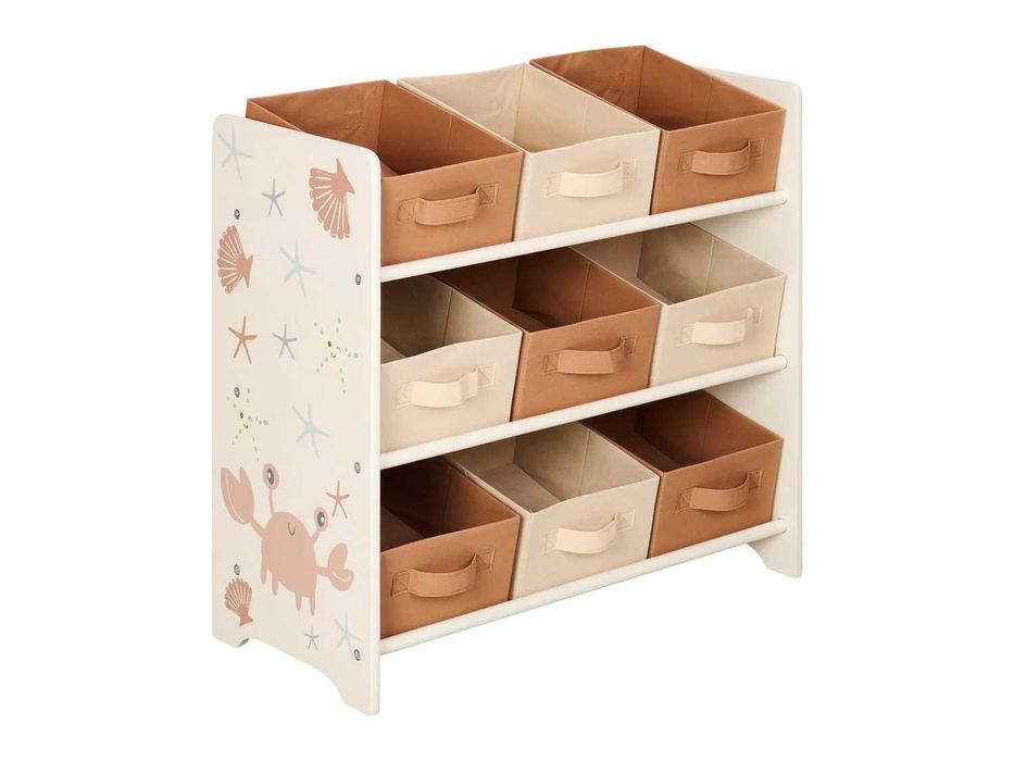 Детска етажерка органайзер за детски играчки и принадлежности 2 цвята