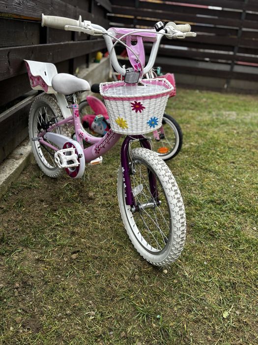 Bicicleta fetite, roti 18” pentru varsta 5+ ani