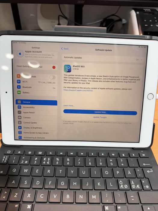 Ipad 8 Rose Gold 32Gb WiFi Logi Folio