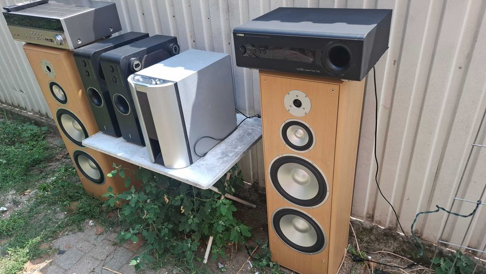 amplificator statie sony technics 2x100w 5x100 optic tc hdmi tc