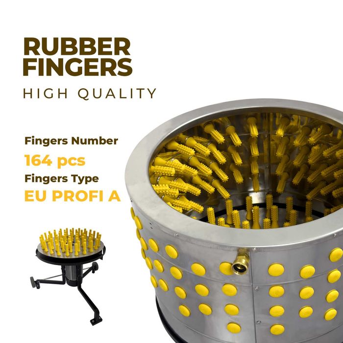 ПРОМО Скубачка, Машина за скубане на пера, кокошки, бройлери PROFI A