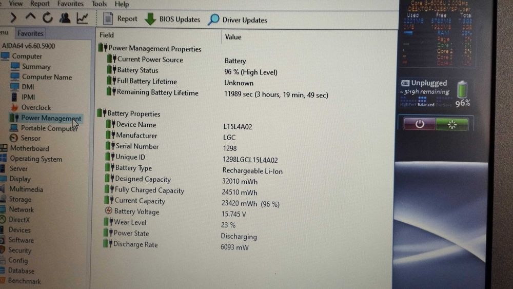 Lenovo V110, Core I3 gen 6, 8GB DDR4, SSD 240GB, HD520, baterie 2 ore