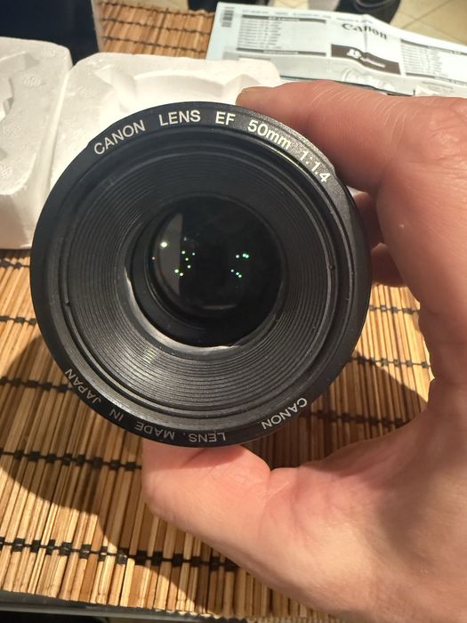 Obiectiv foto Canon Ef 50 mm f1.4 USM ultrasonic, full box, desigilat
