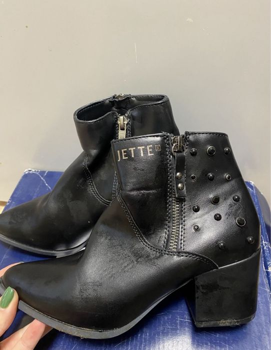 Дамси боти черно и бежаво развер 37