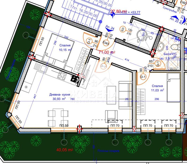 Продава 3-стаен апартамент, пред Акт 14, Зимно кино Тракия