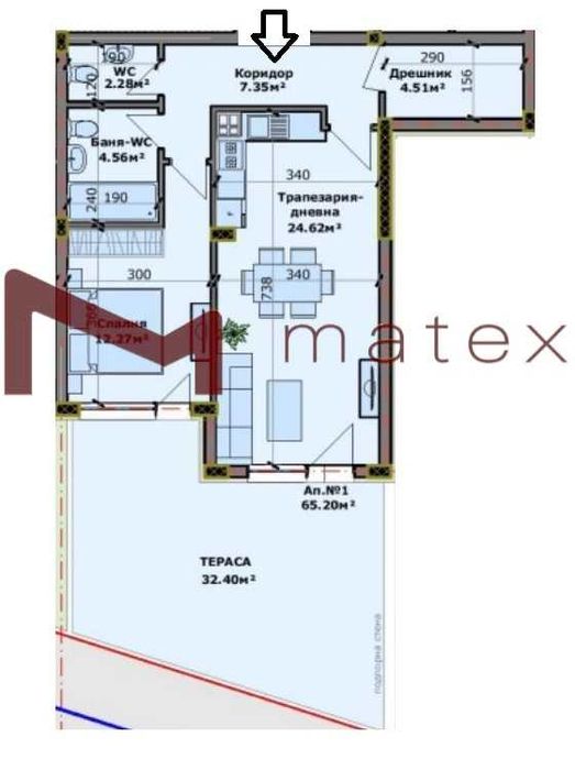 Продава се Двустаен апартамент в Варна, Виница - 118 кв.м за 653 €/кв.м - Снимка #2