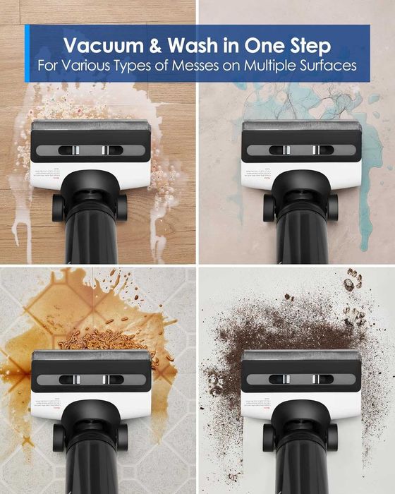 Aspirator Tineco Floor One S6 FlashDry PET,Smart Cordless Floor Washer