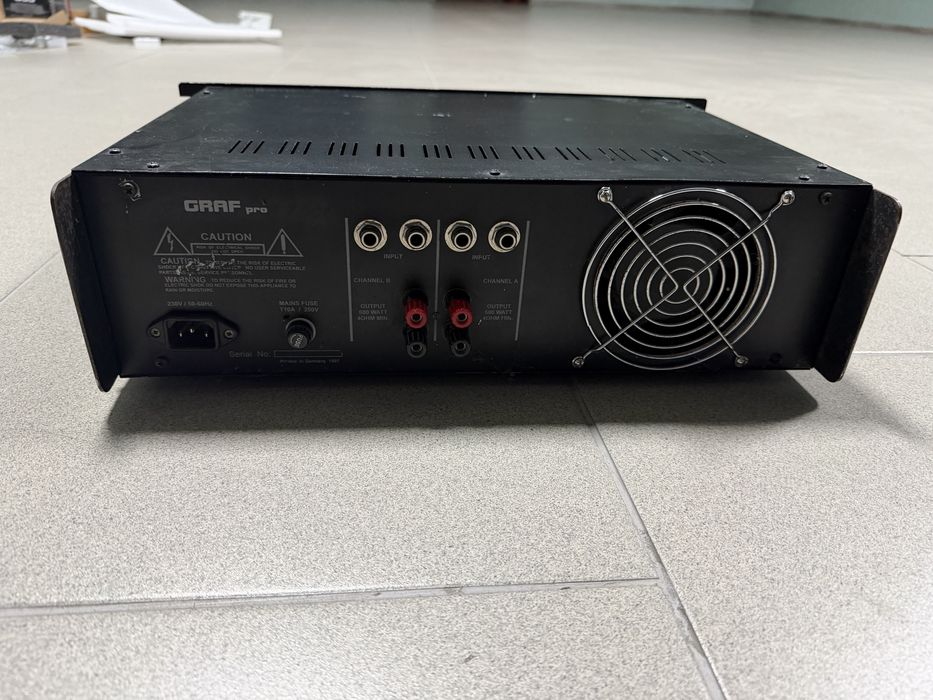 Усилитель мощности GRAF Pro 2×600W
