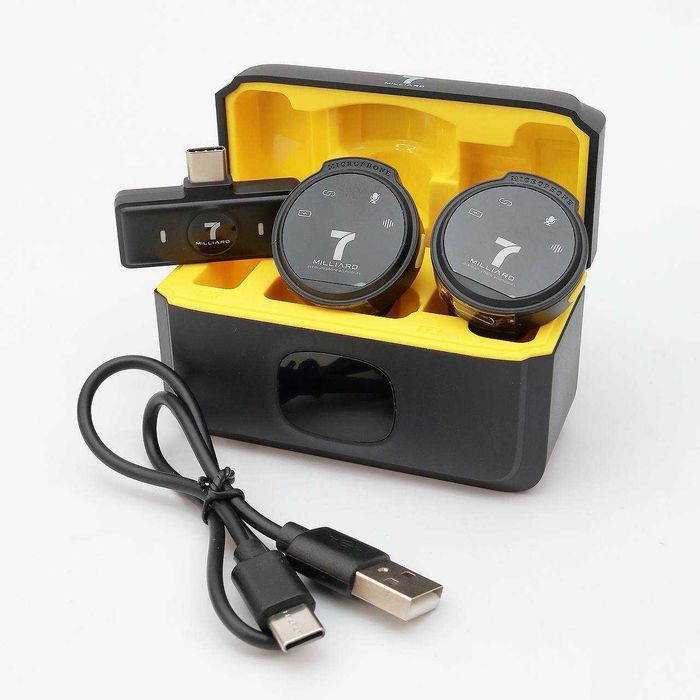 Микрофон беспроводной петличка microphone 7 Milliard Ultra compact