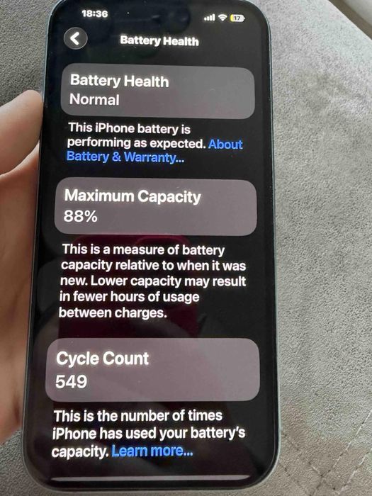 Iphone 16 128GB tilt