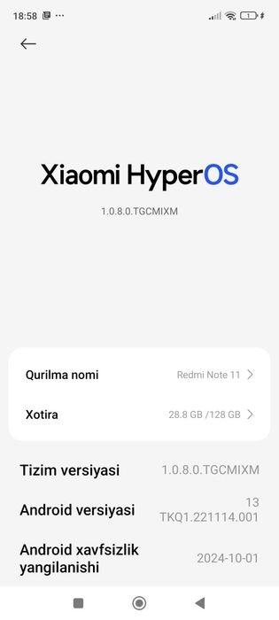 Redmi not 11 kok