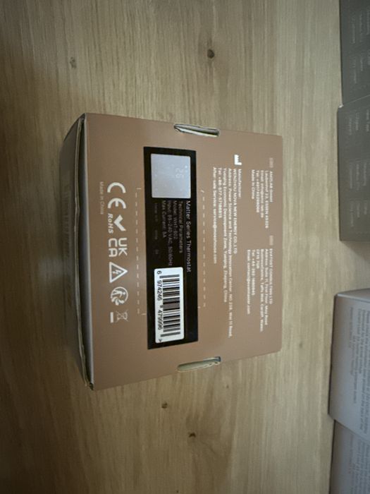 MOES Matter WiFi Wireless Smart Thermostat MWHT-S02-GA-WH-MS Amazon Alexa Google Assistant Tuya Smart