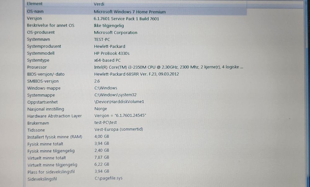 Лаптоп HP ProB00k 4330s