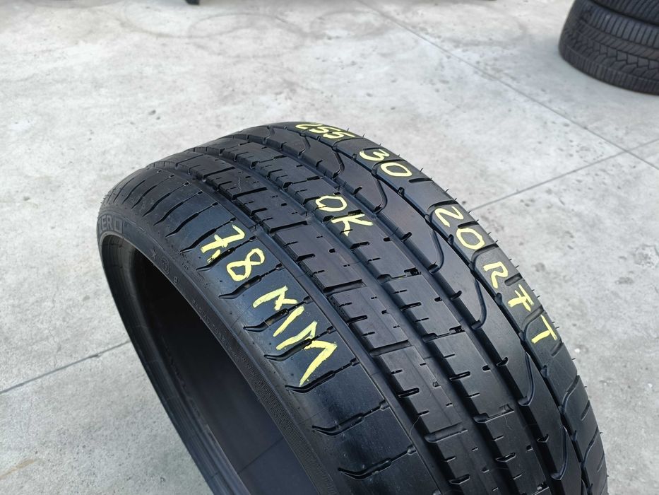 O anvelopa vara 255 30 20 pirelli p zero profil de 7,8 mm