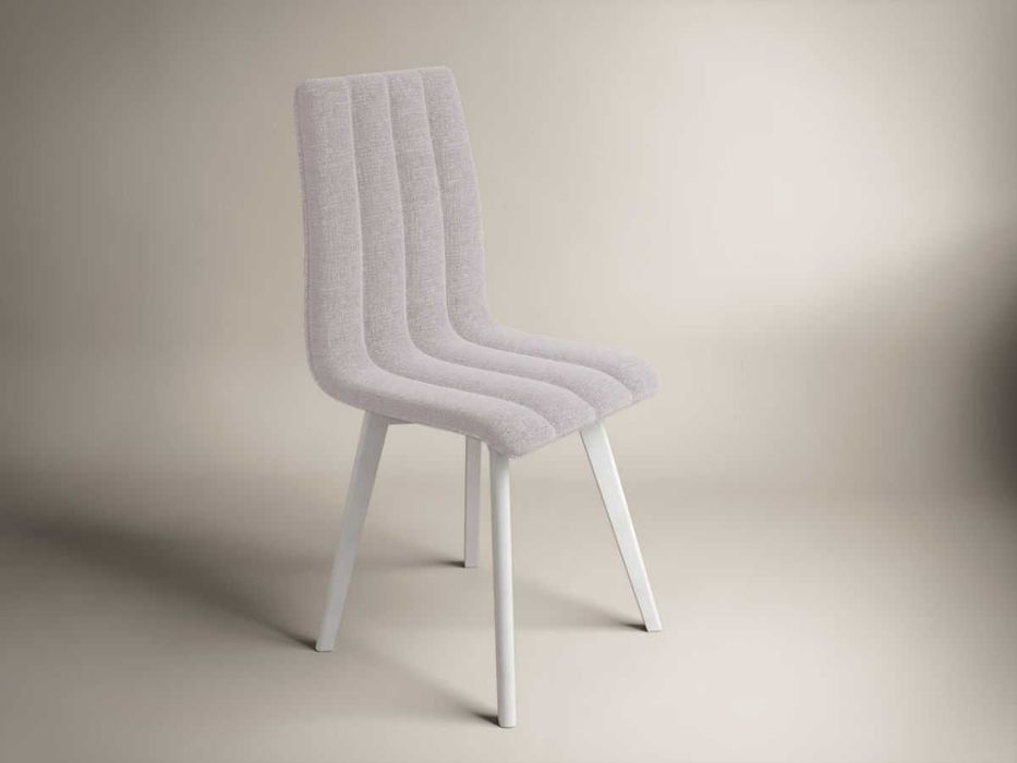 Scaun Karma Tapitat Gri Deschis - Transport in 4-10 zile