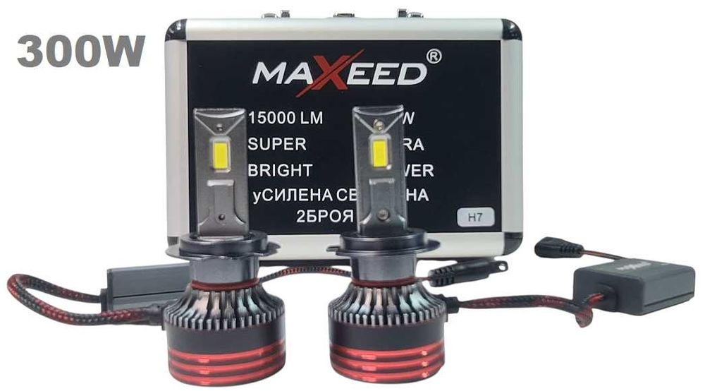 Крушки -Led- в куфарче H7-300W 2бр.к-т