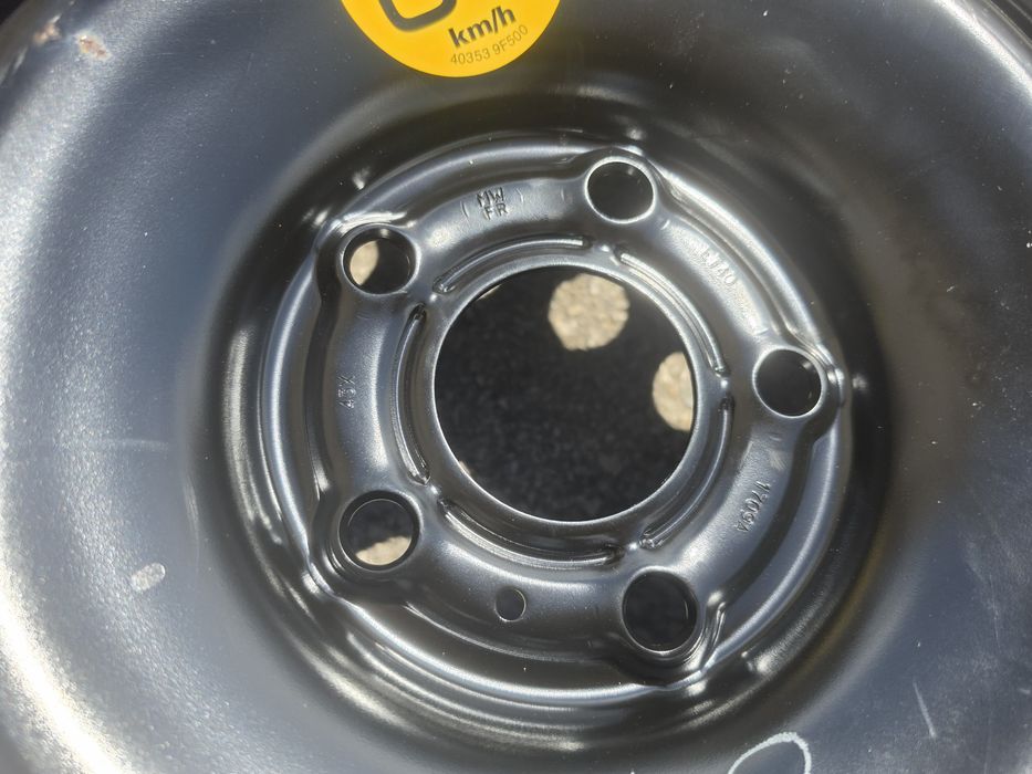 Патерица Nissan Qashqai 5х114.3/16 резервна гума Нисан Кашкай 5x114,3/16 цола резервен комплект Рено Dacia