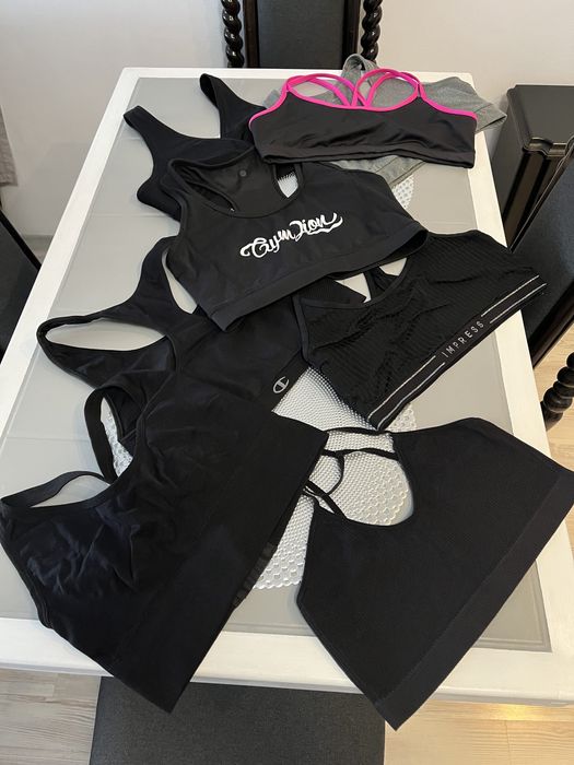 Бански, бюстиета за фитнес, халат за баня