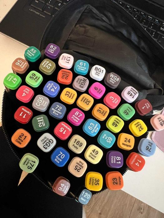 ТОП 48 броя  Комплект маркери Touch маркер флумастери за рисуване