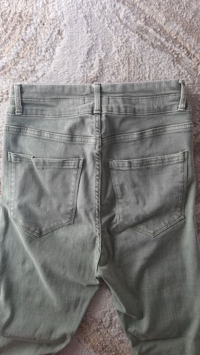 Blugi Bershka damă verzi, skinny