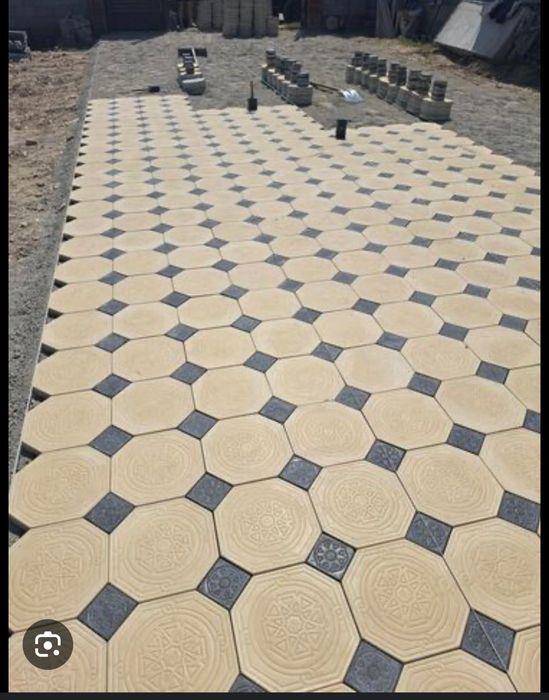 Укладка брусчатки