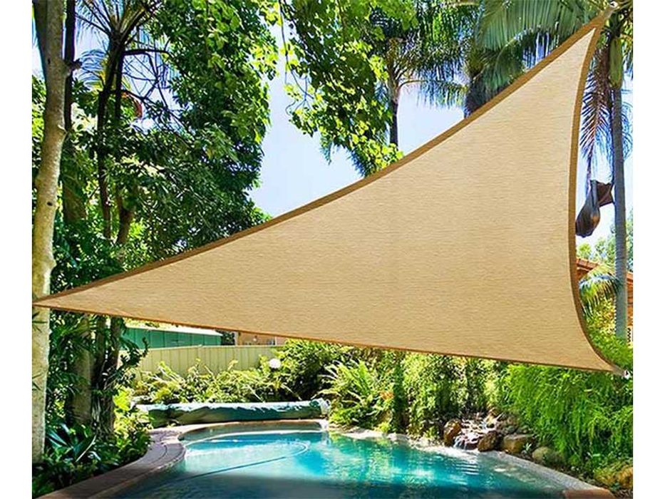 Водоустойчив навес, тента, сенник, за плътна сянка, 3 метра, два цвята