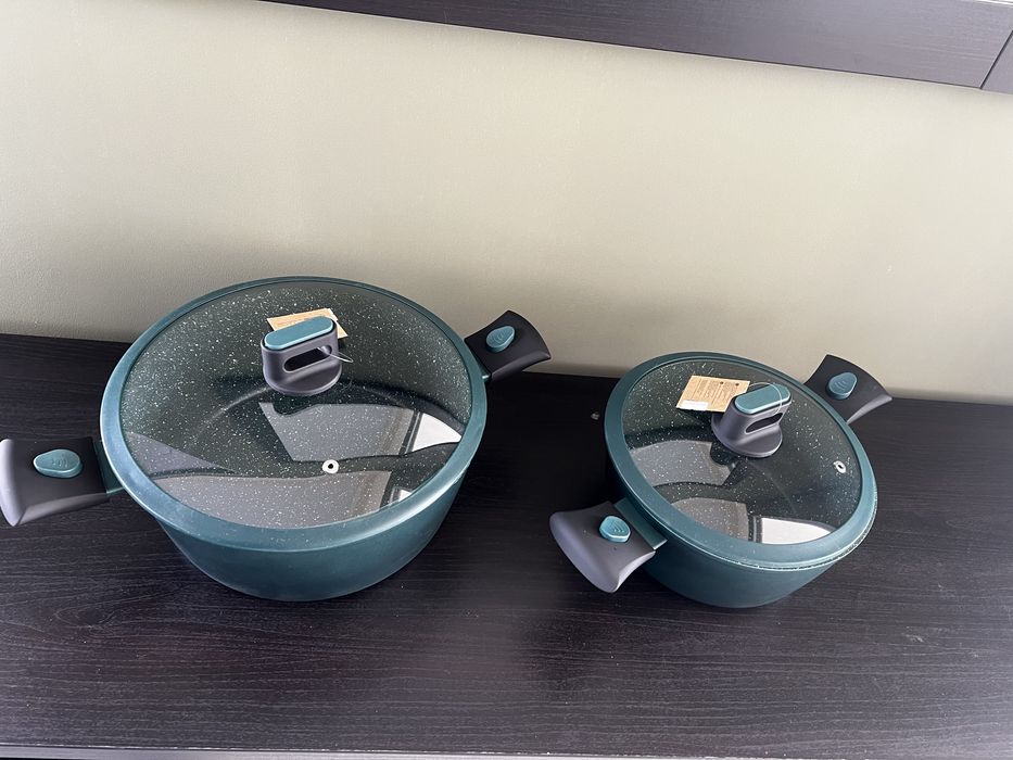 Кастрюли набор, 6.2 л и 3.2 л