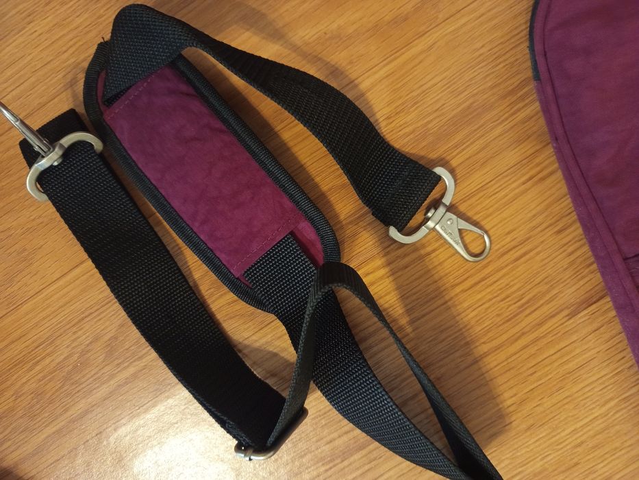 Сумка дорожная бордовая