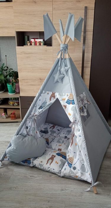 Детска индианска палатка "типи"