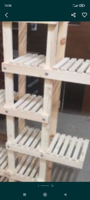 Цветарник от дърво