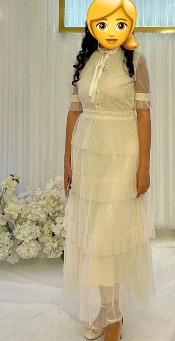 Вечернее,  нежное платье