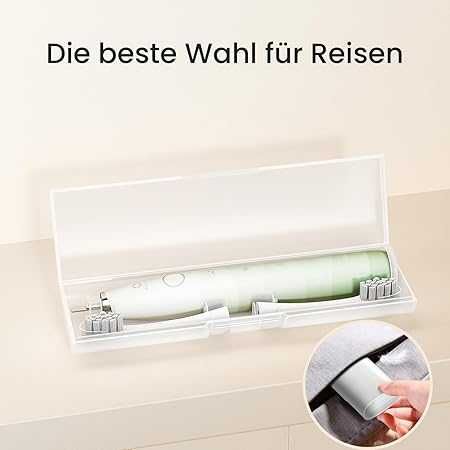 Звукова електрическа четка за зъби Oclean Flow Зелена , с IPX7, 2-минутен таймер