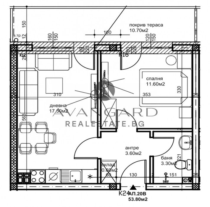 Продава се Двустаен апартамент в Пловдив, Беломорски - 62 кв.м за 1052 €/кв.м - Снимка #1