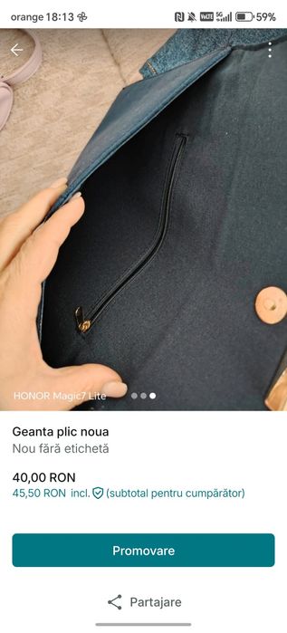 Geanta plic noua