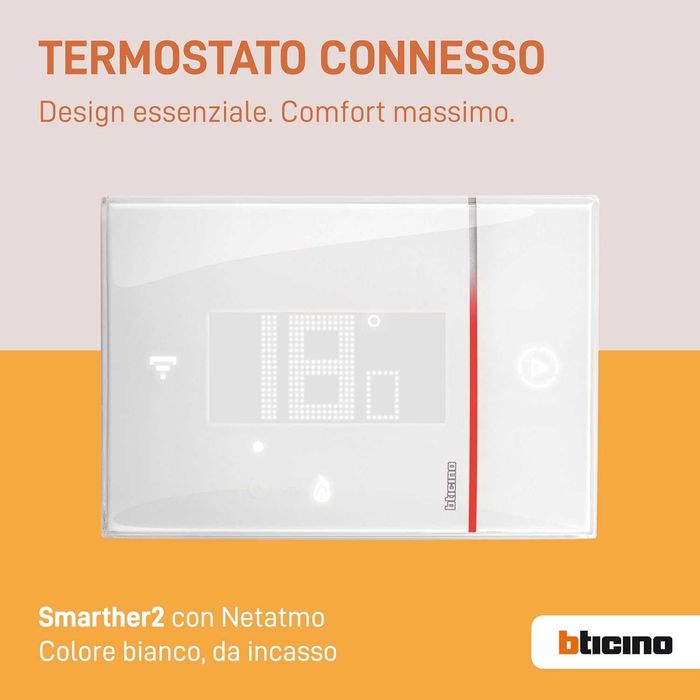 WIFI ТЕРМОСТАТ Smarther2 с Netatmo- BTicino SXM8002