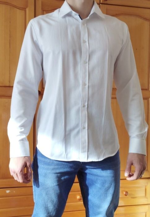 Мъжка бяла риза Andrews