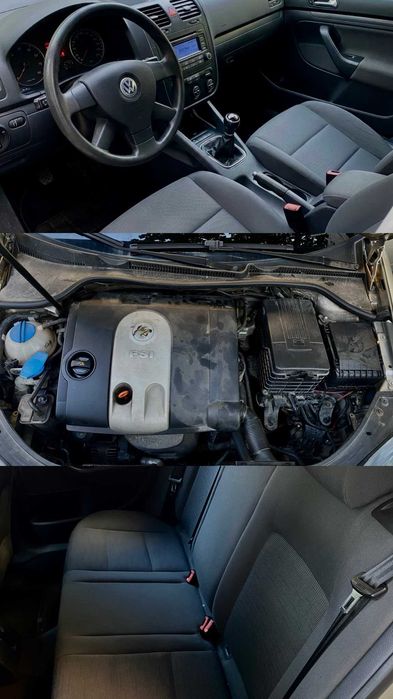 VW Golf 5 – Îngrijit estetic, ITP recent și multe piese noi montate