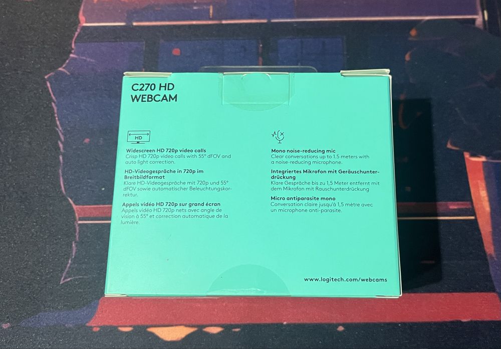 Продам веб камеру Logitech HD C270