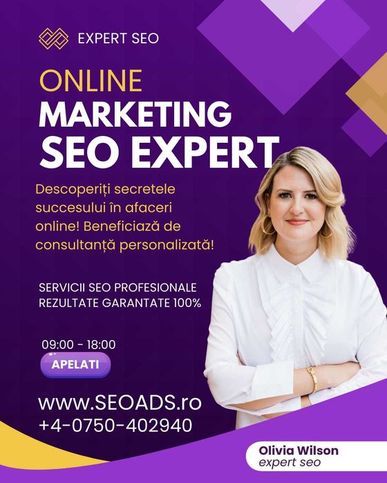 Expert SEO -Marketing Facebook Ads -TikTok - IN Publicitate Google Ads