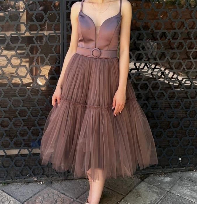 Официална къса рокля