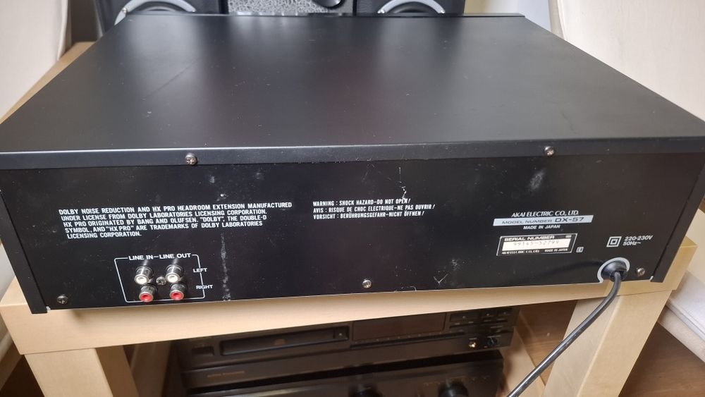 Deck Akai DX-57 3 capete dual capstan walkman Sony casete , casetofon portabil