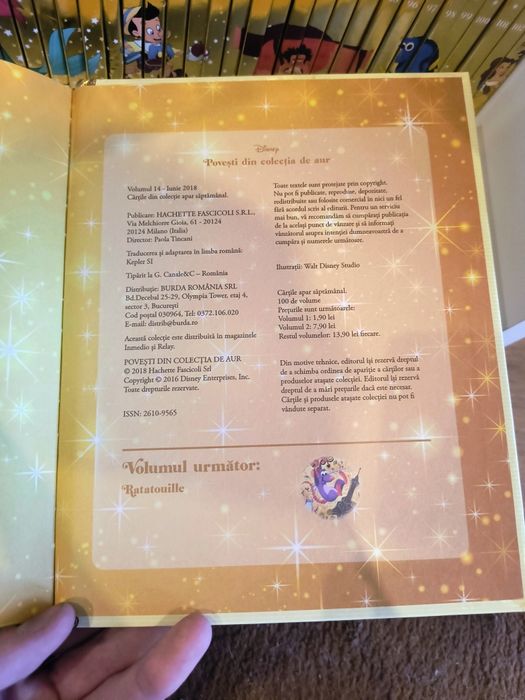 Colecția de aur cărți Disney