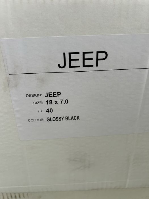 Джанти 18 Цола 5х110 Jeep Compass Grand Commander Meridian Renegade Fiat 500 Оригинални