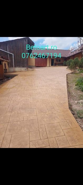 Beton amprentat amenajari