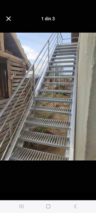 Scari zincate pe comanda